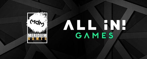 All in! Games e Meridiem Games annunciano una nuova partnership