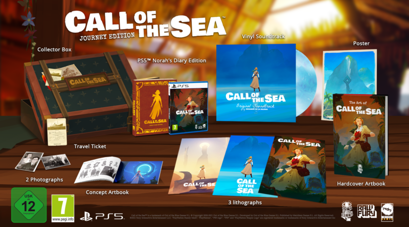 Edizioni speciali in scatola di Call of the Sea PS5 "Journey Edition" e PS4 "Norah's Diary Edition" lanciate oggi
