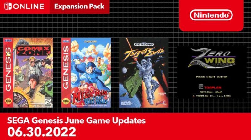 Nintendo Switch Online – aggiunti al catalogo Comix Zone, Mega Man: The Wily Wars, Target Earth e Zero Wing