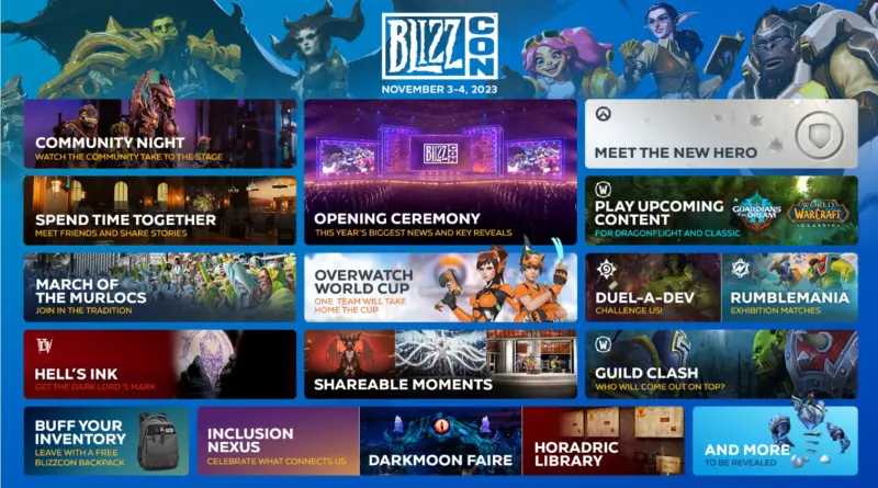 Blizzard condivide un primo assaggio del programma della BlizzCon