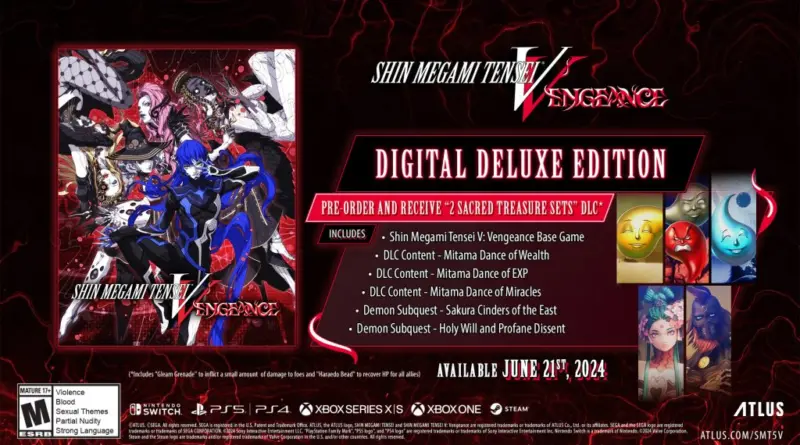 Shin Megami Tensei 5: Vengeance è ora disponibile in preordine, rivelata l’edizione digitale deluxe