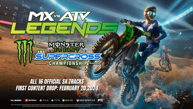 Il DLC Monster Energy Supercross Championship 2024 + New Box Edition in arrivo il 23 aprile