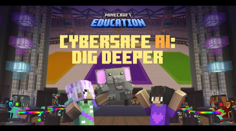 Xbox lancia "CyberSafe AI: Dig Deeper" per Minecraft: Education