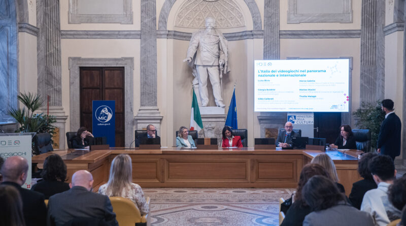 IIDEA presenta il rapporto “I videogiochi in Italia nel 2024" e il portale Games In Italy al Ministero della Cultura