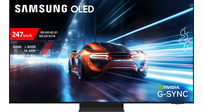 Samsung rivoluziona l’esperienza di gioco sui TV OLED grazie alla compatibilità con NVIDIA G-SYNC