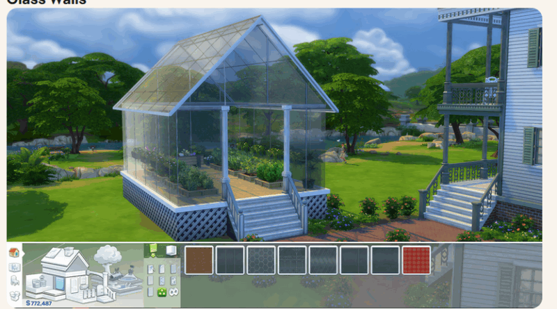In The Sims 4 arrivano i muri e i tetti di vetro, le piante sui tetti e non solo