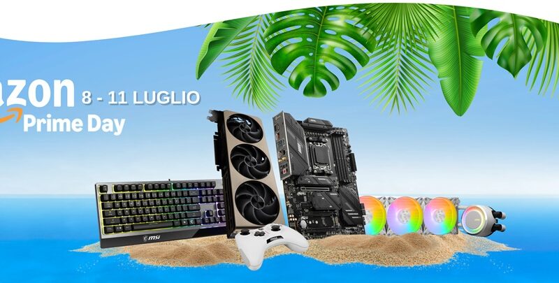 Amazon Prime Day 2025, arrivano le offerte su hardware e accessori MSI