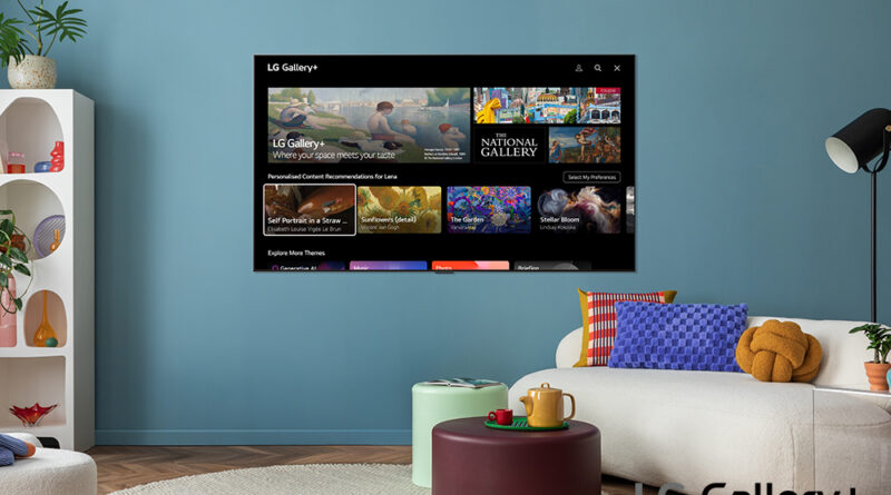 LG PORTA IN CASA L’ARTE E LA CREATIVITÀ CON IL SERVIZIO LG GALLERY+