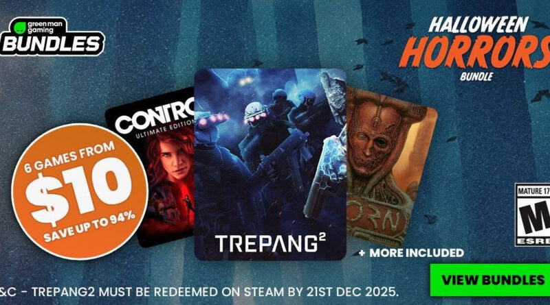 Green Man Gaming lancia Halloween Horrors Bundle a sostegno di Safe In Our World per il mese mondiale della salute mentale