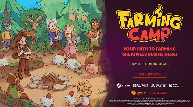 Farming Camp raccoglie la sua prima rivelazione nel trailer dell’annuncio