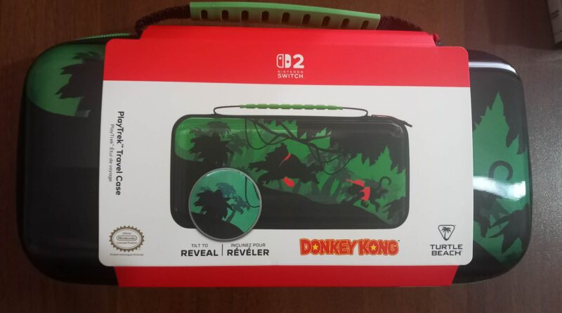 Turtle Beach PlayTrek Custodia da viaggio Donkey Kong per Nintendo Switch 2