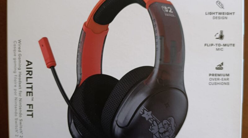Cuffie da gioco Airlite Fit Wired per Nintendo Switch 2 – Recensione