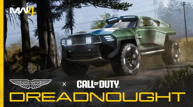Call of Duty e Aston Martin svelano “Dreadnought” per Modern Warfare 4