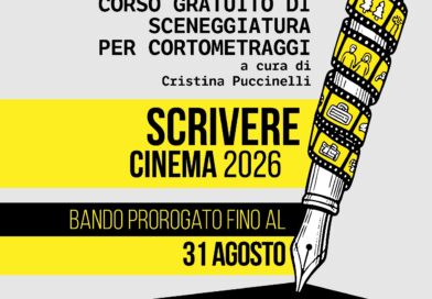 Scade il 31 agosto il bando gratuito di sceneggiatura “Scrivere Cinema” del Lucca Film Festival 2026