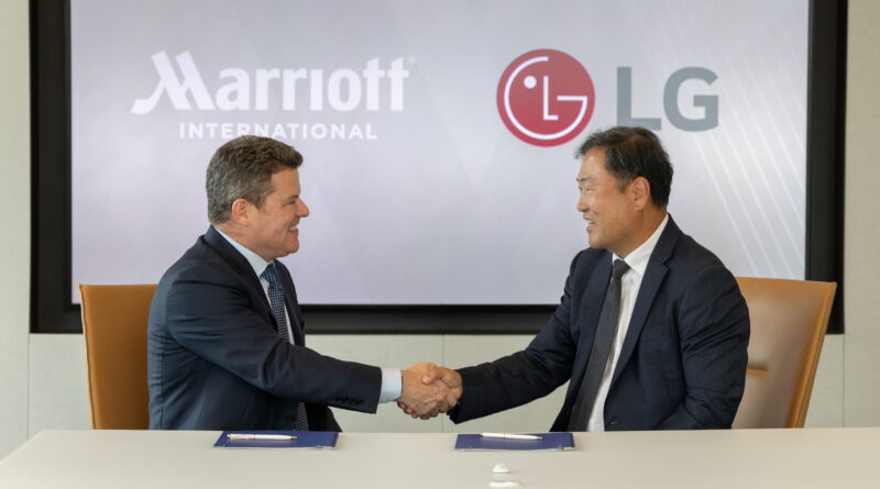 LG Electronics e Marriott International insieme per innovare l’esperienza di intrattenimento in hotel con una piattaforma tecnologica di nuova generazione