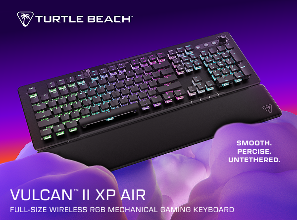 Turtle Beach sta espandendo la pluripremiata famiglia di tastiere Vulcan II