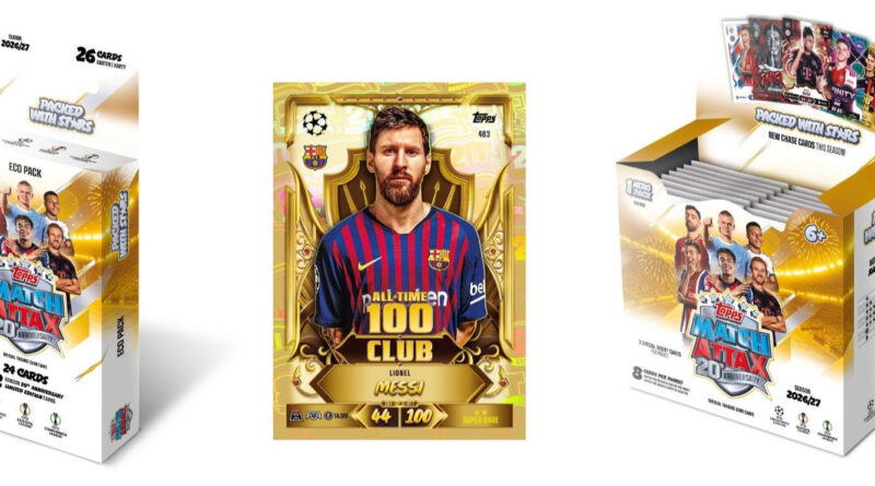 MATCH ATTAX COMPIE 20 ANNI TOPPS RINNOVA LA SUA STORICA COLLEZIONE DI TRADING CARDS